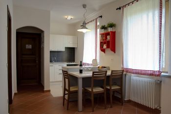 Wohnraum und Küche Ferienwohnung 4